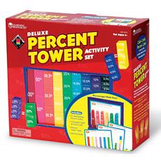 퍼센트 막대 활동팩 Deluxe Percent Tower
