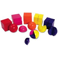 자석 입체 분수모형 Magnetic Rainbow Fraction® Cubes and Spheres