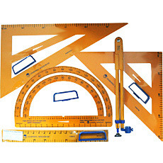 교사용 평면 도형 측정 세트 Standard Demonstration Tool Set