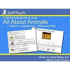 All About Animals Vol. 1 (5 Pack) - Lang Arts &amp; Motor Skills Level 1