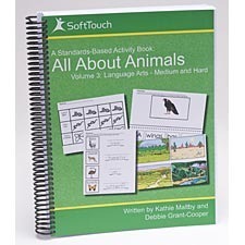All About Animals Vol 3: Lang Arts (Fine Motor for Difficulty Levels Medium and Hard)