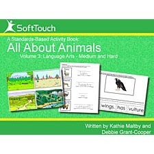 All About Animals Vol 3 (5 Pack) - Lang Arts &amp; Motor Skills Level 2
