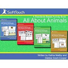 All About Animals Super Bundle with 4 Books and 3 CDs - 5 pack